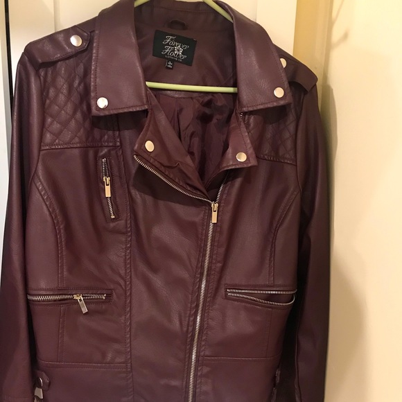 Faux leather jacket - Picture 1 of 2